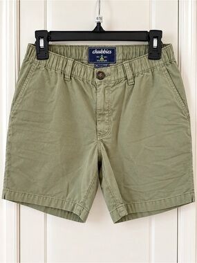 Chubbies Originals 7” Stretch Twill Shorts Men’s XL Sage Olive Green